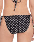 Juniors' Side-Tie Daisy-Print Bikini Bottoms , Created for Macy's