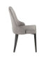 Nueva Chair in Metal and Fabric Set of 2