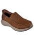 Фото #1 товара Men's Slip-Ins Relaxed Fit- Parson - Oswin Slip-On Moc Toe Casual Sneakers from Finish Line