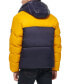 Men's Colorblock Performance Hooded Puffer Jacket