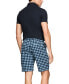 Фото #4 товара Men's Twill Gingham Shorts