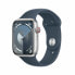 Фото #1 товара Умные часы Apple Watch Series 9 + Cellular 1,9" Синий Серебристый 45 mm