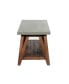 Фото #4 товара Brookside Cement-Top Wood Coffee Table