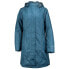 Фото #1 товара Eddie Bauer Girl On The Go Insulated Trench Coat Womens Blue 7347-394