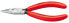 KNIPEX 37 31 125 - Needle-nose pliers - 1.6 mm - 2.7 cm - Steel - Plastic - Red