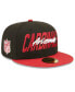 Фото #4 товара Men's Black and Cardinal Arizona Cardinals 2022 NFL Draft On Stage 59FIFTY Fitted Hat