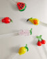 Pack of glass fruit dessert spoons (pack of 6)