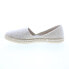 Фото #9 товара Miz Mooz Costa Womens Gray Canvas Slip On Loafer Flats Shoes