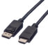 ROLINE DisplayPort Cable - DP - HDTV - M/M - 1 m - 1 m - DisplayPort - Male - Male - Straight - Straight