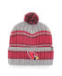 Фото #1 товара Men's Graphite Arizona Cardinals Rexford Cuffed Knit Hat with Pom