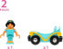 Фото #4 товара Brio BRIO Disney Princess Jasmine with wagon, toy vehicle