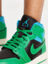 Фото #4 товара Jordan AJ1 Mid trainers in lucky green