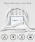Фото #1 товара Aireolux 1000 Thread Count Egyptian Cotton Sateen 4 Pc Sheet Set Full