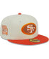 Фото #1 товара Men's Cream, Scarlet San Francisco 49ers City Icon 59FIFTY Fitted Hat