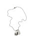 ფოტო #2 პროდუქტის Men's Stainless Steel Double Dog Tag Necklace