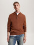 Фото #1 товара Relaxed Fit Merino Wool Polo Sweater