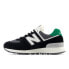 New Balance Women's 574 Black/Grey/Green/White Size 7 B