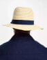 Фото #2 товара Penguin straw panama hat in cream