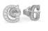 Stylish steel earrings Studs Party JUBE02170JWRHT/U