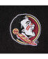 ფოტო #4 პროდუქტის Men's Black, Garnet Florida State Seminoles Flanker III Fleece Team Full-Zip Jacket