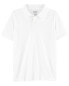 Фото #7 товара Kid White Piqué Polo Shirt 7