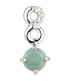 Beautiful silver necklace with emerald SP08339D (chain, pendant)