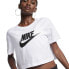 ფოტო #6 პროდუქტის NIKE Sportswear Essential Icon Futura Crop short sleeve T-shirt