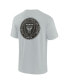 Фото #3 товара Men's Gray Inter Miami CF Oversized Logo T-shirt