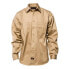 JESSE JAMES WORKWEAR Heavy Duty long sleeve shirt Beige / Sand, XL - фото #1