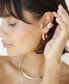 ფოტო #3 პროდუქტის Scattered Crystal Chunky Cuff Earrings