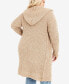 Plus Size Chelsea Long Sleeve Coatigan Sweater