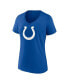 Фото #3 товара Women's Anthony Richardson Royal Indianapolis Colts Icon Name and Number V-Neck T-shirt