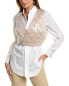 Фото #1 товара Brunello Cucinelli Silk-Blend Shirt Women's L