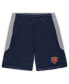 ფოტო #2 პროდუქტის Men's Navy Chicago Bears Big Tall Team Logo Shorts