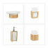 Badezimmer Set aus Bambus und Keramik