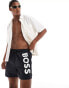 Фото #1 товара Boss Octopus swim short in black