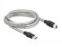 Delock 86779 - 2 m - USB A - USB B - USB 3.2 Gen 1 (3.1 Gen 1) - 5000 Mbit/s - Silver