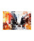 Фото #1 товара Philippe Hugonnard NYC Watercolor Collection - Busy Canvas Art - 15.5" x 21"