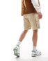 Фото #4 товара Brave Soul cotton ripstop cargo shorts in stone