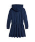 ფოტო #2 პროდუქტის Big Girls Corduroy-Logo Fleece Hoodie Dress