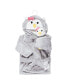 ფოტო #2 პროდუქტის Baby Girls h Bathrobe and Toy Set Penguin