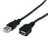 USB Cable Startech USBEXTAA10BK Black 3 m