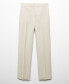 ფოტო #2 პროდუქტის Women's Linen Straight Pants
