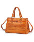ფოტო #4 პროდუქტის Women's Genuine Leather Lantana Satchel Bag