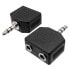 EUROCONNEX 1102E Estereo M/F Jack splitter 3.5 mm