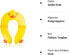 Фото #24 товара Pejoye Foldable Toilet Seat Children, Children's Toilet Seat for Travel, Portable Travel Toilet Seat Toddler Potty Trainer with Storage Bag (Yellow Duck)