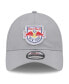 ფოტო #3 პროდუქტის Men's Gray New York Red Bulls Active 9twenty Adjustable Hat