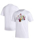 Фото #1 товара Men's x Rich Mnisi Pride Collection White Louisville Cardinals Pregame AEROREADY T-shirt