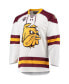 Фото #3 товара Men's White Minnesota Duluth Bulldogs Replica Hockey Jersey