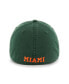 Men's Green Miami Hurricanes Franchise Fitted Hat